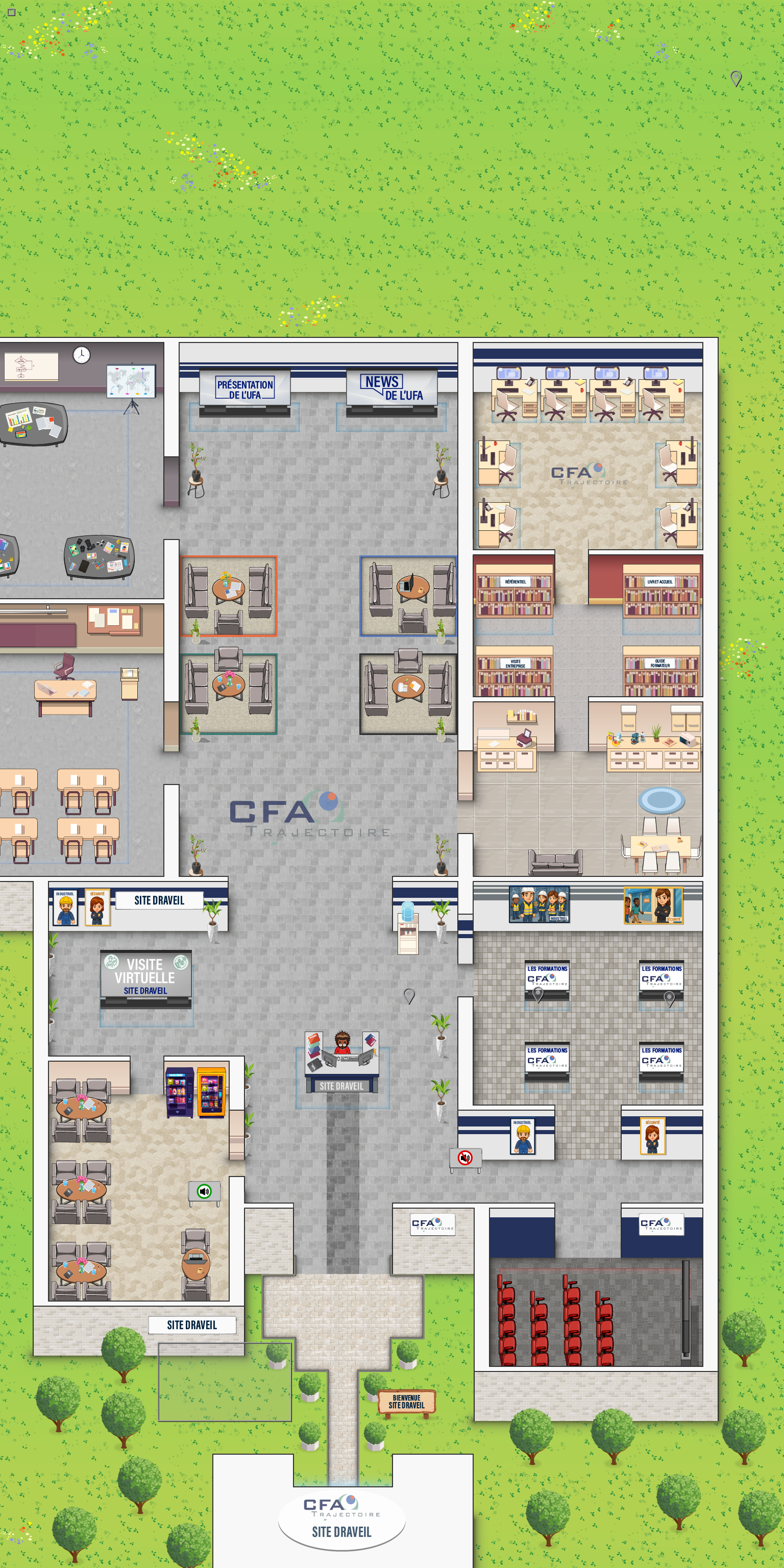 Digital Campus map